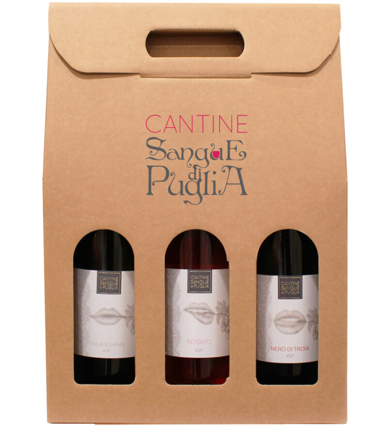 Confezione 3 bottiglie di vino