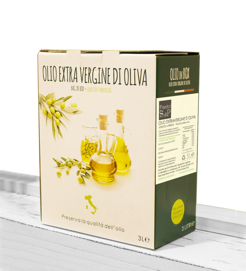 Olio extravergine d'oliva "bag in box" 3L - immagine 2