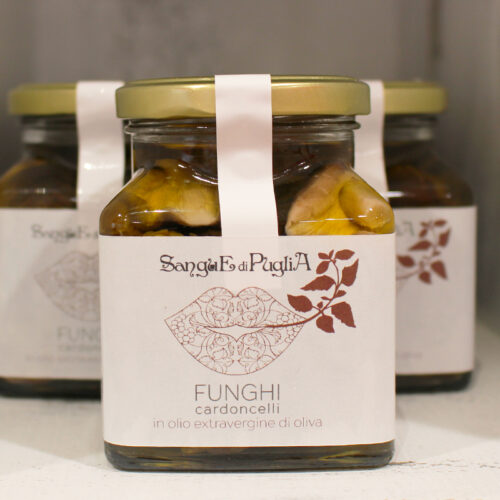 Funghi Cardoncelli sott'olio