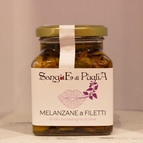 Melanzane a filetti sott'olio